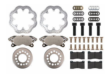Rear Drag Brake Kit F3 Calipers (GM 10/12 Bolt Housing End w/ C-Clip Eliminator)