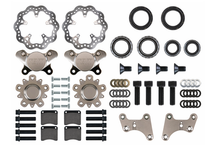 1987-93 Mustang Fox Body F1 2 Piston Light Duty Front Drag Racing Brake Kit
