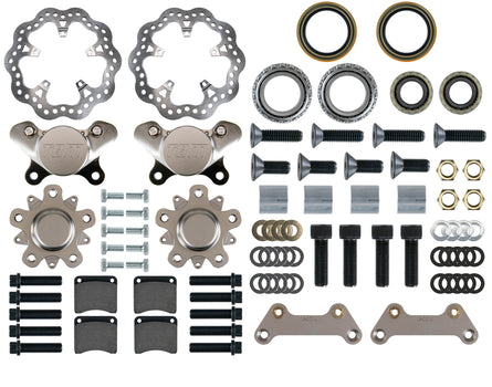 1982-92 Pontiac Trans Am F-Body Front Drag Racing Brakes (w/ New Aluminum Hub) 001-0209