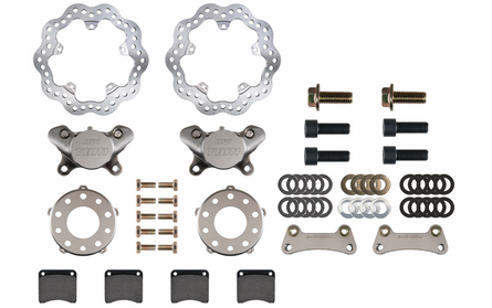 Racecraft 300104 Front Drag Racing Brakes (Reuses Factory Hub) 001-0224