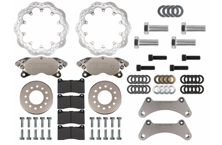 2015-25 F150 Rear Drag Brake Kit F3 4 Piston Calipers (Stock Housing Ends)