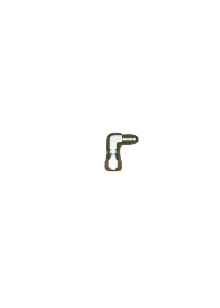 3AN 90 Degree Female Swivel to Male (Steel)