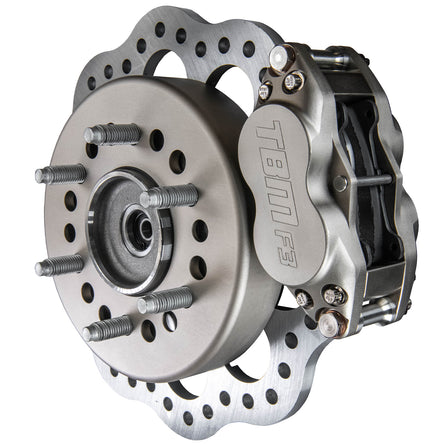 2015-25 F150 Rear Drag Brake Kit F3 4 Piston Calipers (Stock Housing Ends)