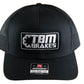 TBM Black/Black Heritage Patch Snap Back Hat 95-136