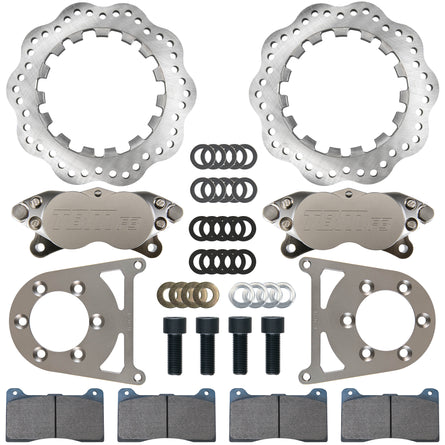 (X-Series) TBM Brakes Strange Floater Rear F3X 4 Piston Drag Brake Kit
