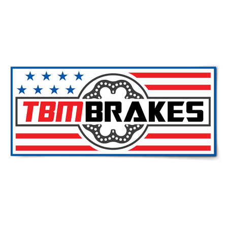 TBM Revolution Flag Decal Sticker 12"