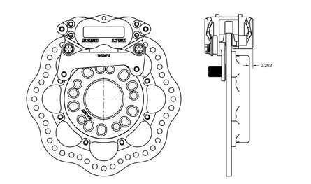 (X-Series) 15-23 Ford Mustang S550 Rear F3X Drag Racing Brake Kit