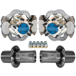TBM Brakes / Mark Williams Weld Spindle Dual Caliper Floater Kit Steel Brake