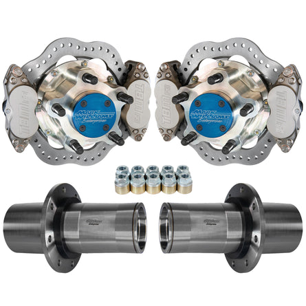 TBM Brakes / Mark Williams Weld Spindle Dual Caliper Floater Kit Steel Brake