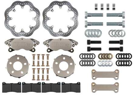 2016-2022 Chevrolet 6th Gen Camaro Medium Duty Front Drag Racing Brake Kit (Reusing Factory Hubs) - 001-0279-1