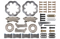 94-04 SN95 / New Edge Mustang Front Medium Duty Drag Racing Brakes (Reuses Factory Hubs) - 001-0316-1