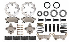 TBM Brakes 1982-93 4 lug Mustang Fox Body Medium Duty Front Drag Brakes (w/ New Aluminum Hub) 001-0325-1