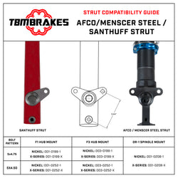 AFCO / Santhuff’s / Menscer(Mono-Twin Tube) Strut (5 on 4.50 Hub Mount) 001-0252