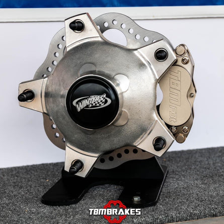 Crate Late Model Front & Rear Brake Package for .810" Leading (Front) Mount Spindles