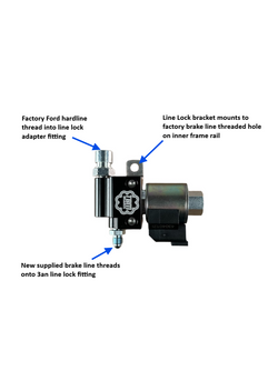 2015-24 S550/S650 Mustang TBM Dual Line Lock Kit w/ Brackets
