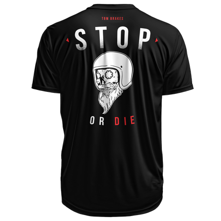 Stop or Die Skull Shirt TBM Brakes (Black) XS-4X