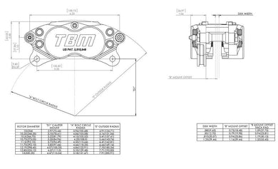 F3 Calipers-TBM Brakes-Motion Raceworks