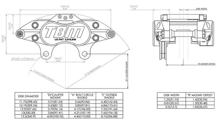 F4 Calipers-TBM Brakes-Motion Raceworks
