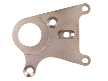 F1 to AFCO/Santhuff 8 Degree 10.75" Rotor Left Caliper Bracket w/ Wheel Speed- 16-0219-1