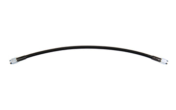 10 Brake Line Straight 3AN Stainless PTFE lined w/ Black Covering