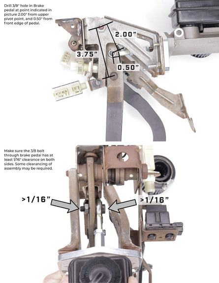 TBM 1993-02 Camaro / Firebird 4th Gen F-Body 1.032" Bore Master Cylinder Conversion Kit 20-180